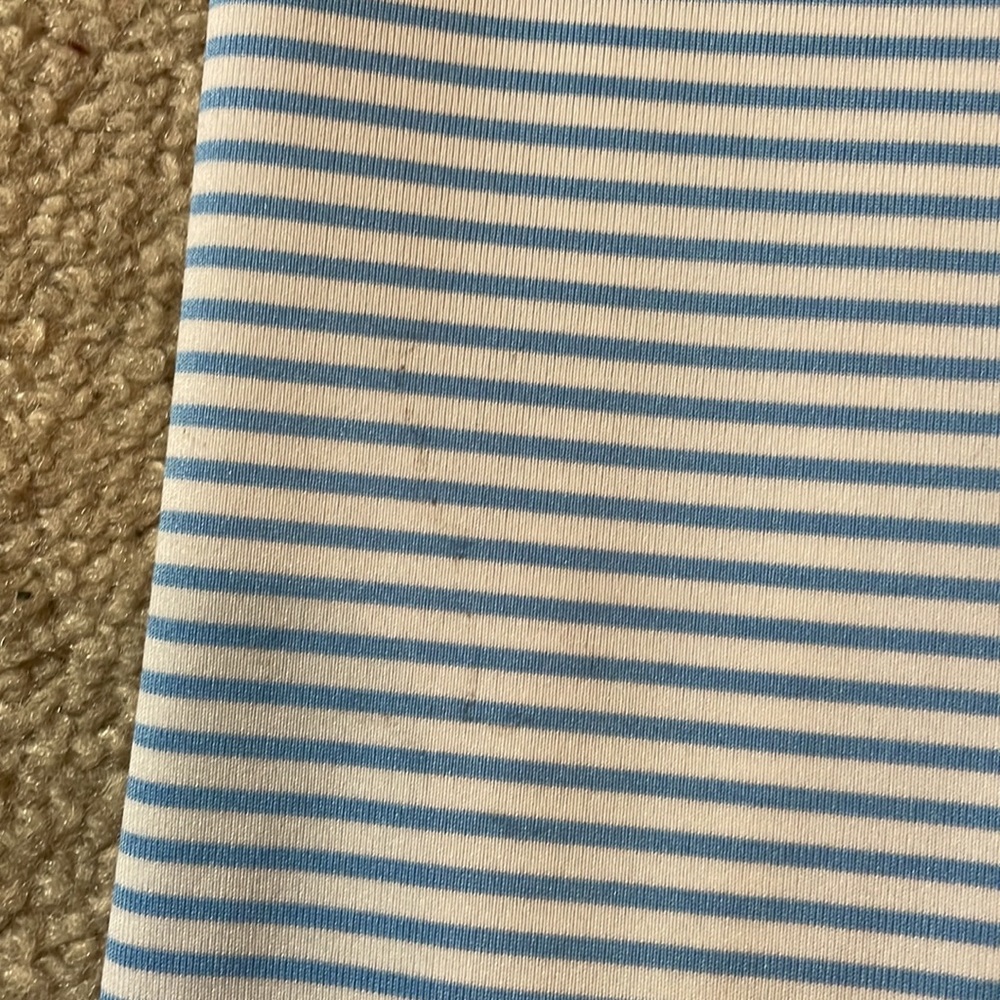 Nike Performance Striped Mens Golf Polo (Light Blue/White) - Picture 5 of 6